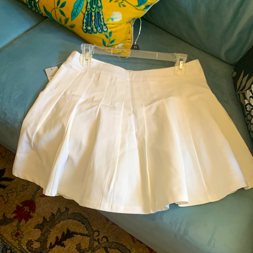 Anna Grace Lizard Thicket Pleated Skirt
